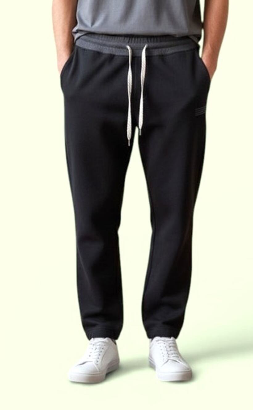 Vuori Mens Joggers Black Balboa Pants French Terry Medium 32" Waist Pockets
